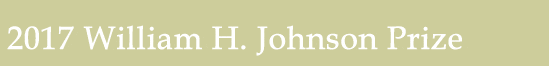2015 William H. Johnson Prize